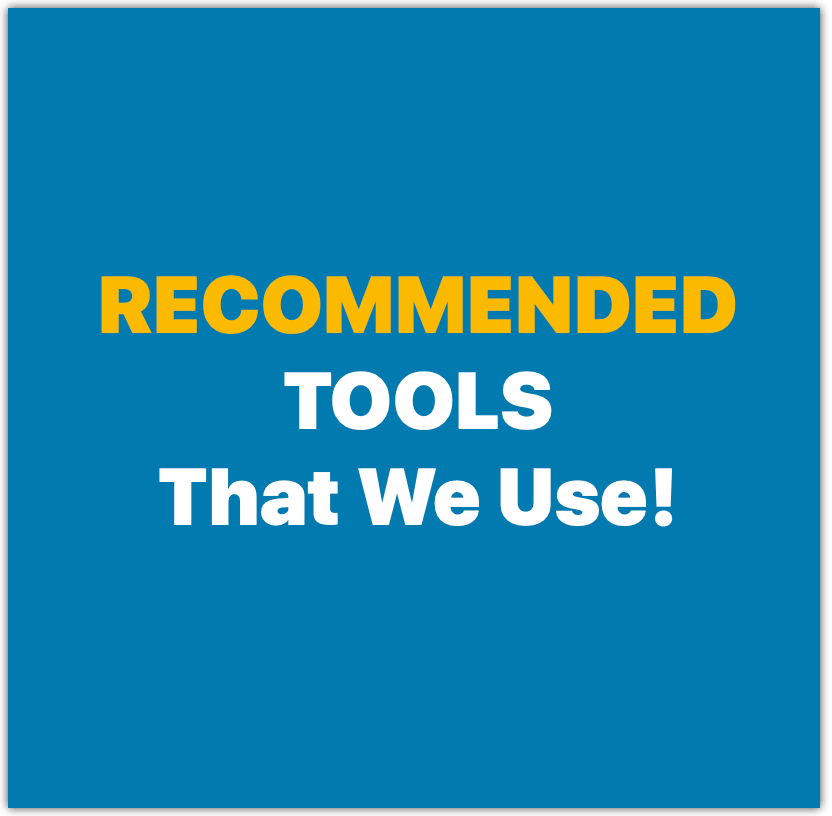 Recommended tools that We Use